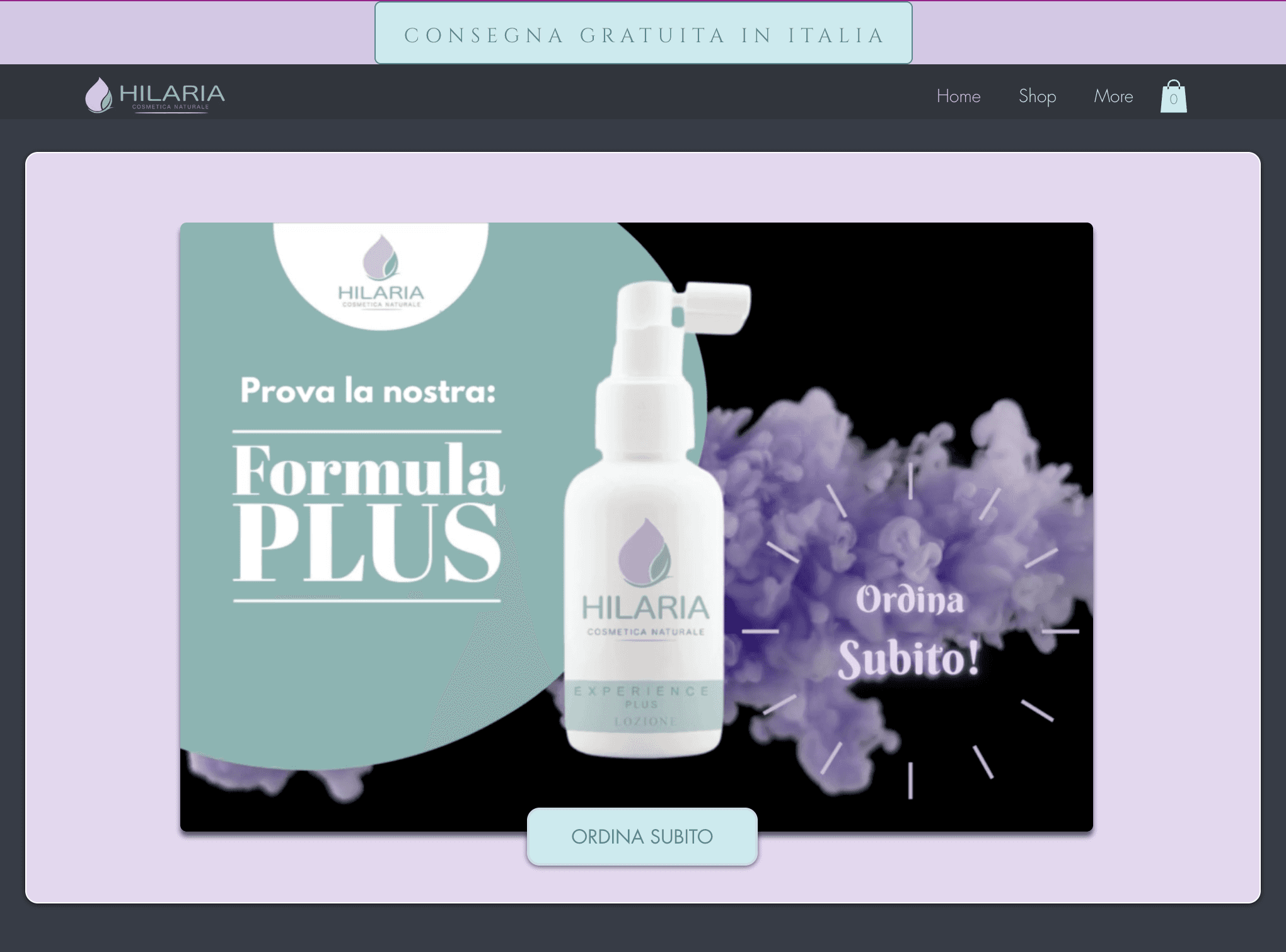 Hilaria Cosmetica Naturale - Cosmetico - case study Digital Valcore - immagine 2